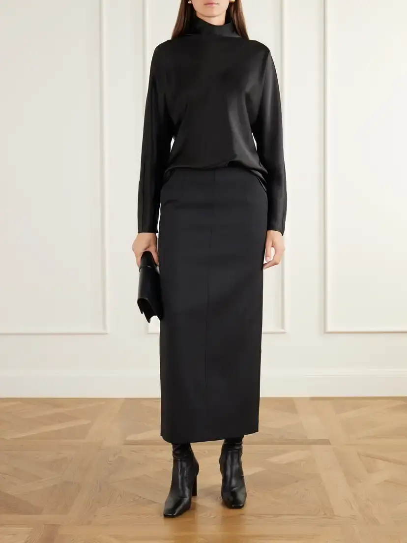 Almada Bay Twill Midi Skirt | Thumbnail 2 Almada Bay Twill Midi Skirt | Thumbnail 2