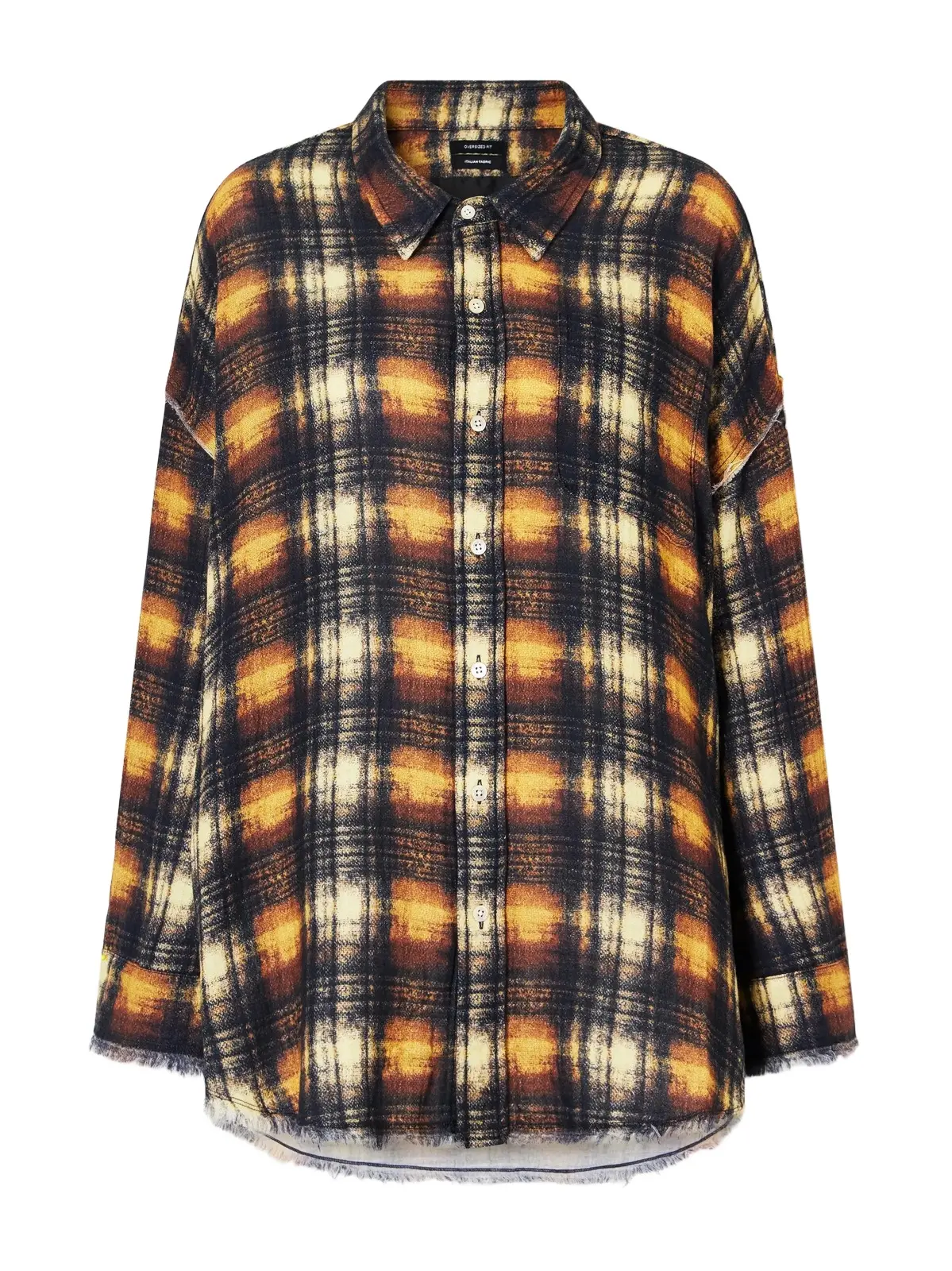 Frayed Cotton-flannel Shirt Frayed Cotton-flannel Shirt