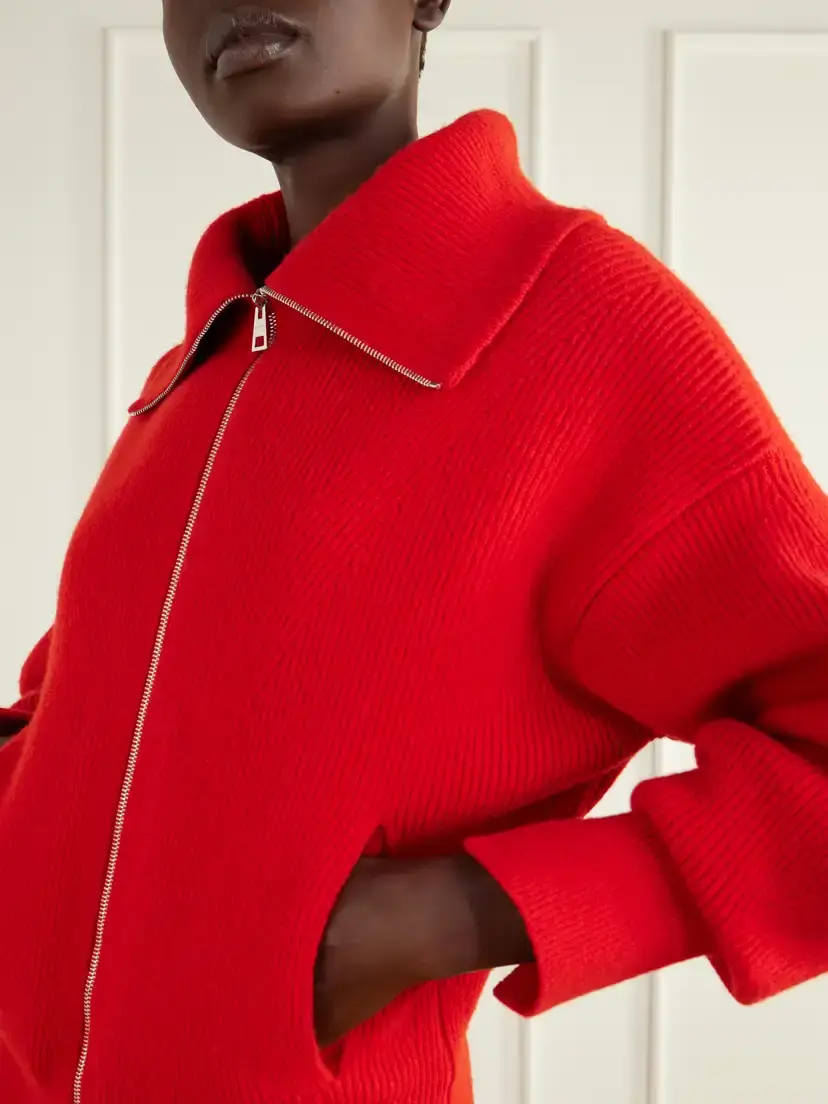Givenchy Wool And Cashmere-blend Zip-up Cardigan | Thumbnail 5