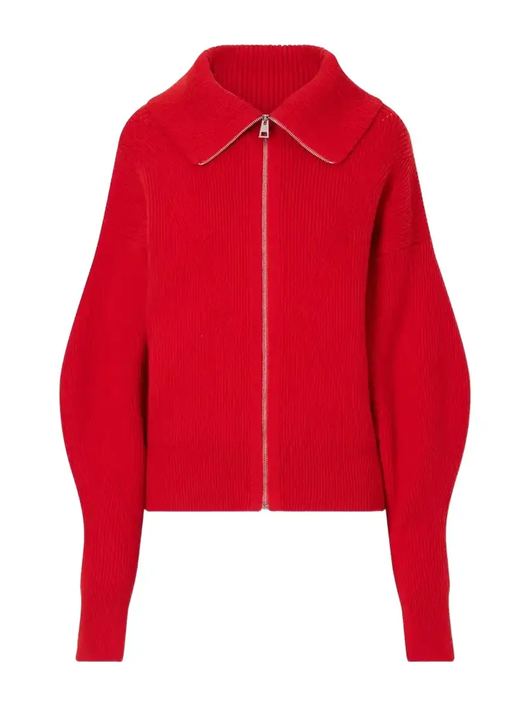 Wool And Cashmere-blend Zip-up Cardigan Wool And Cashmere-blend Zip-up Cardigan