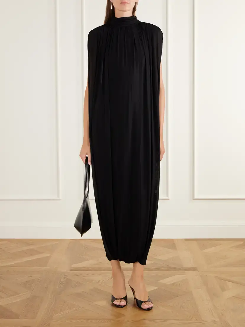 Tove Elia Cape-effect Draped Jersey Maxi Dress | Thumbnail 2 Tove Elia Cape-effect Draped Jersey Maxi Dress | Thumbnail 2