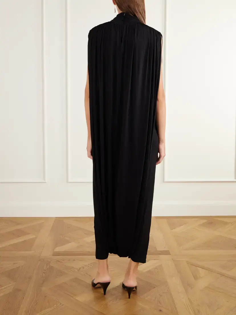 Tove Elia Cape-effect Draped Jersey Maxi Dress | Thumbnail 3 Tove Elia Cape-effect Draped Jersey Maxi Dress | Thumbnail 3