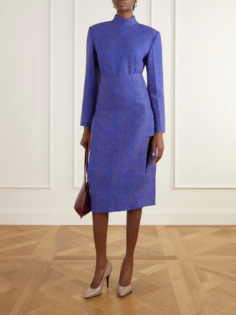 Jil Sander Darted Tweed Blouse | Thumbnail 2