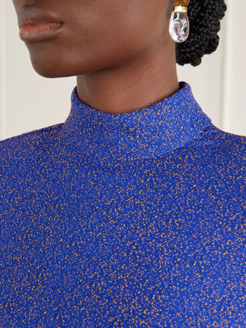 Jil Sander Darted Tweed Blouse | Thumbnail 5