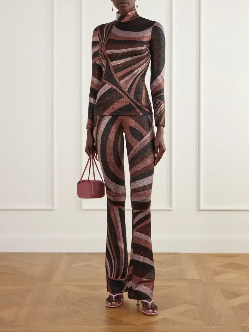 PUCCI Printed Stretch-jersey Flared Pants | Thumbnail 2 PUCCI Printed Stretch-jersey Flared Pants | Thumbnail 2