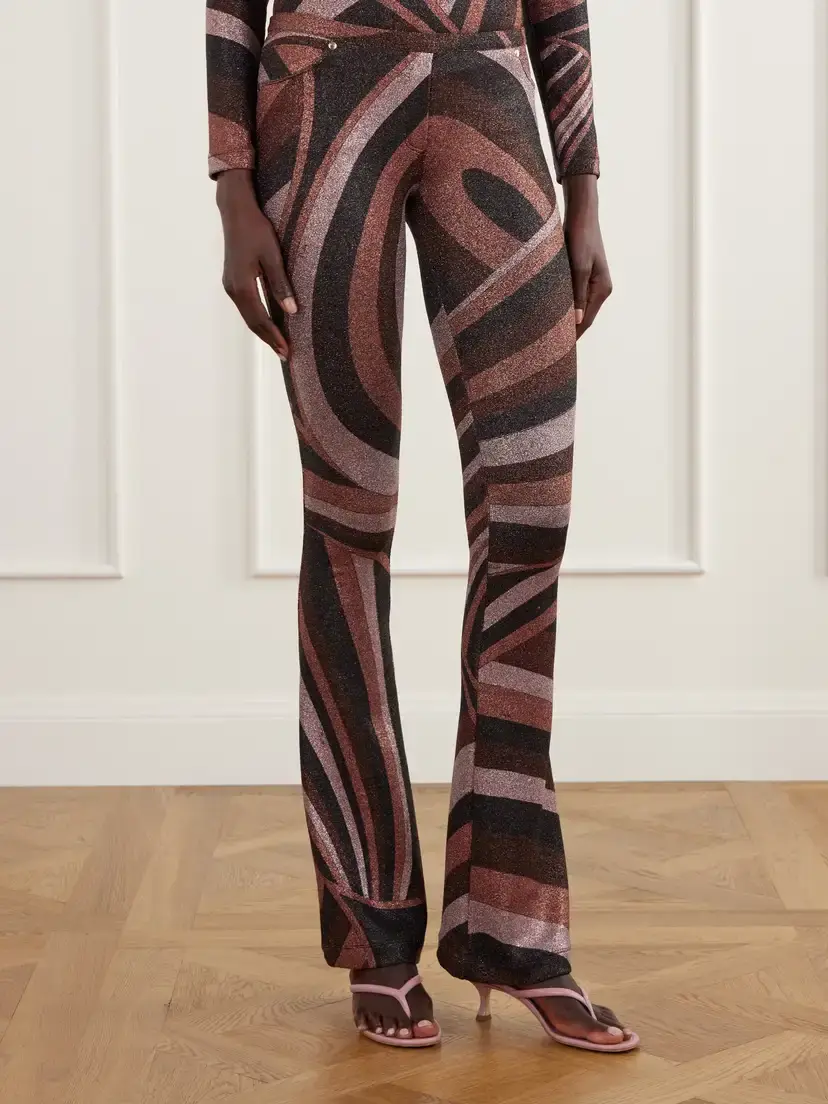 PUCCI Printed Stretch-jersey Flared Pants | Thumbnail 3 PUCCI Printed Stretch-jersey Flared Pants | Thumbnail 3