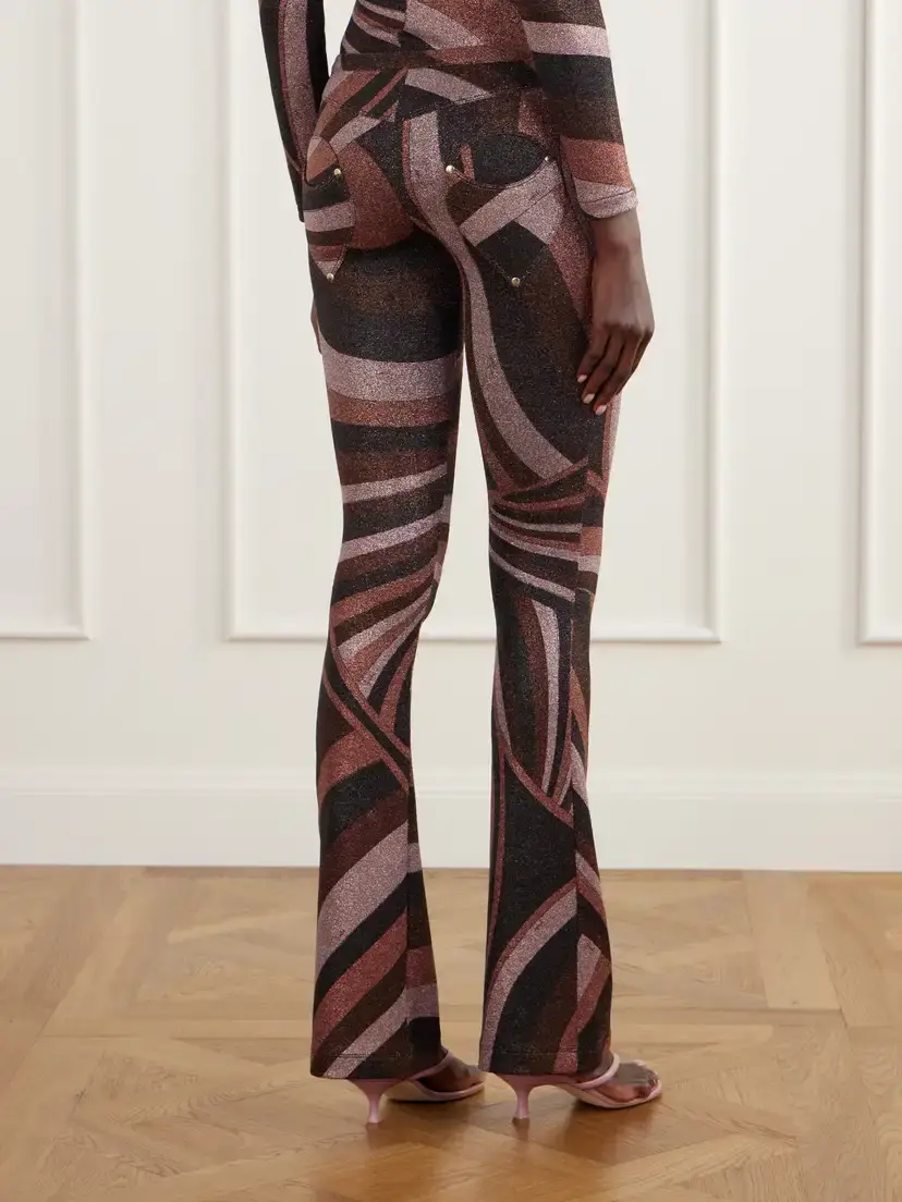 PUCCI Printed Stretch-jersey Flared Pants | Thumbnail 4 PUCCI Printed Stretch-jersey Flared Pants | Thumbnail 4