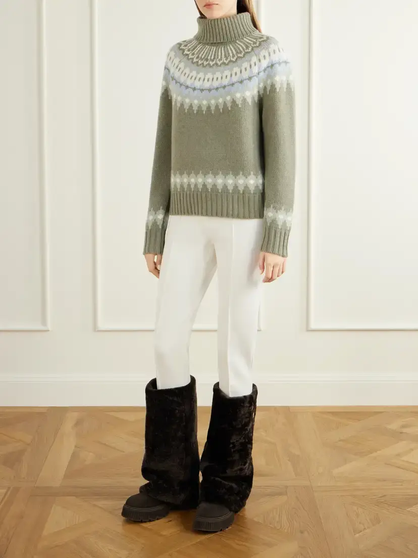 Bogner Turin 8 D Suede And Shearling Knee Boots | Thumbnail 4