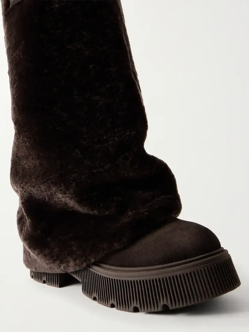 Bogner Turin 8 D Suede And Shearling Knee Boots | Thumbnail 5
