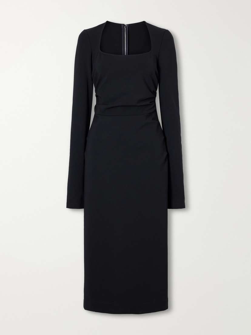 Ruched Stretch-jersey Midi Dress Ruched Stretch-jersey Midi Dress