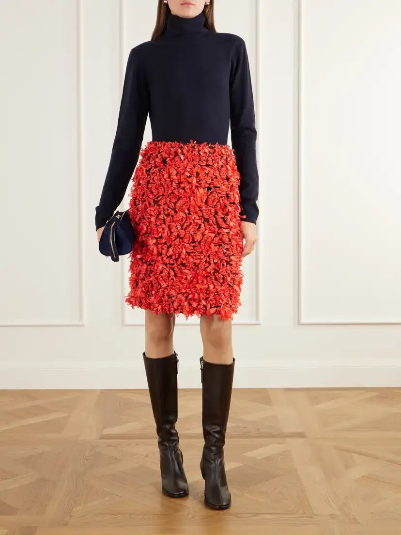 Tove Renaud Fil-coupé Midi Skirt | Thumbnail 2 Tove Renaud Fil-coupé Midi Skirt | Thumbnail 2