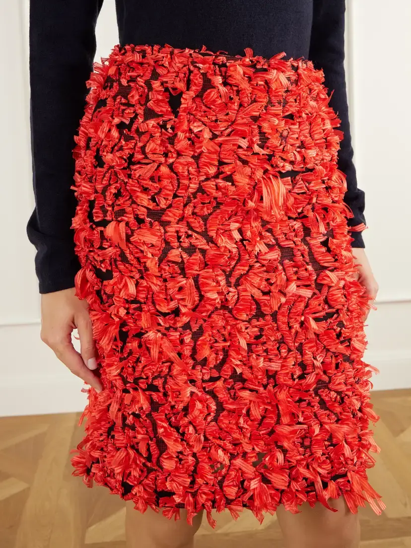 Tove Renaud Fil-coupé Midi Skirt | Thumbnail 4 Tove Renaud Fil-coupé Midi Skirt | Thumbnail 4