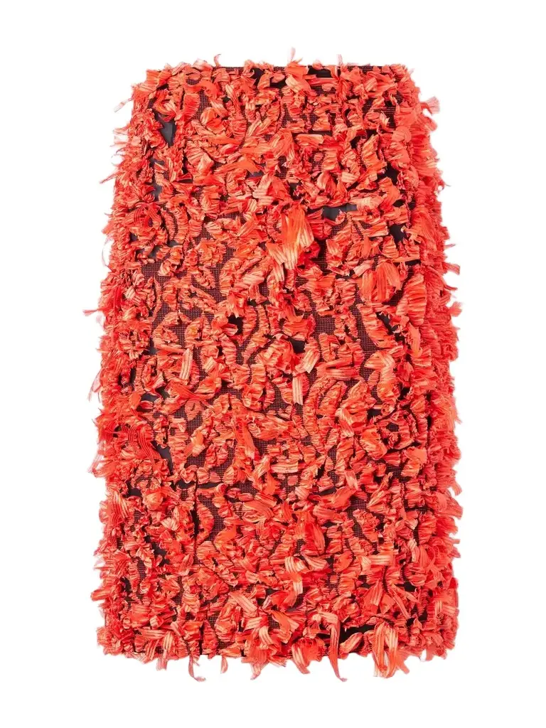 Tove Renaud Fil-coupé Midi Skirt