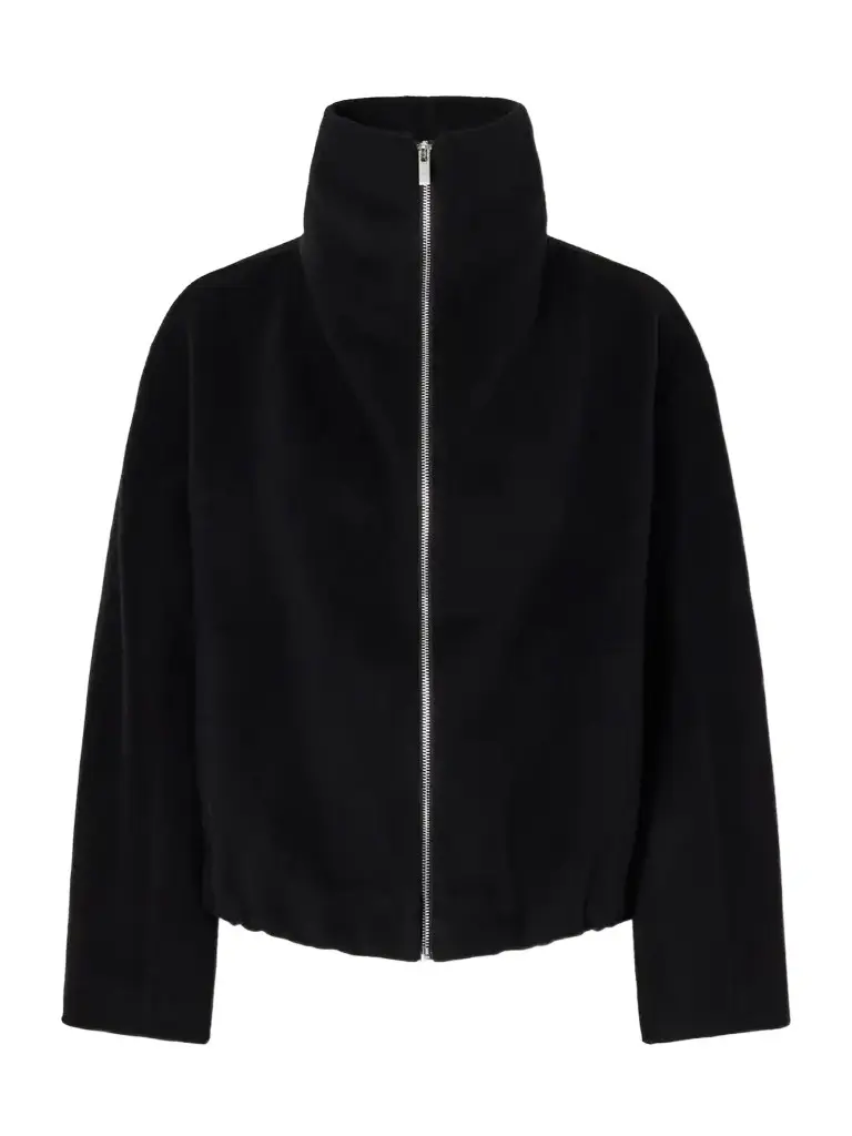Lindy Brushed Wool-blend Coat Lindy Brushed Wool-blend Coat