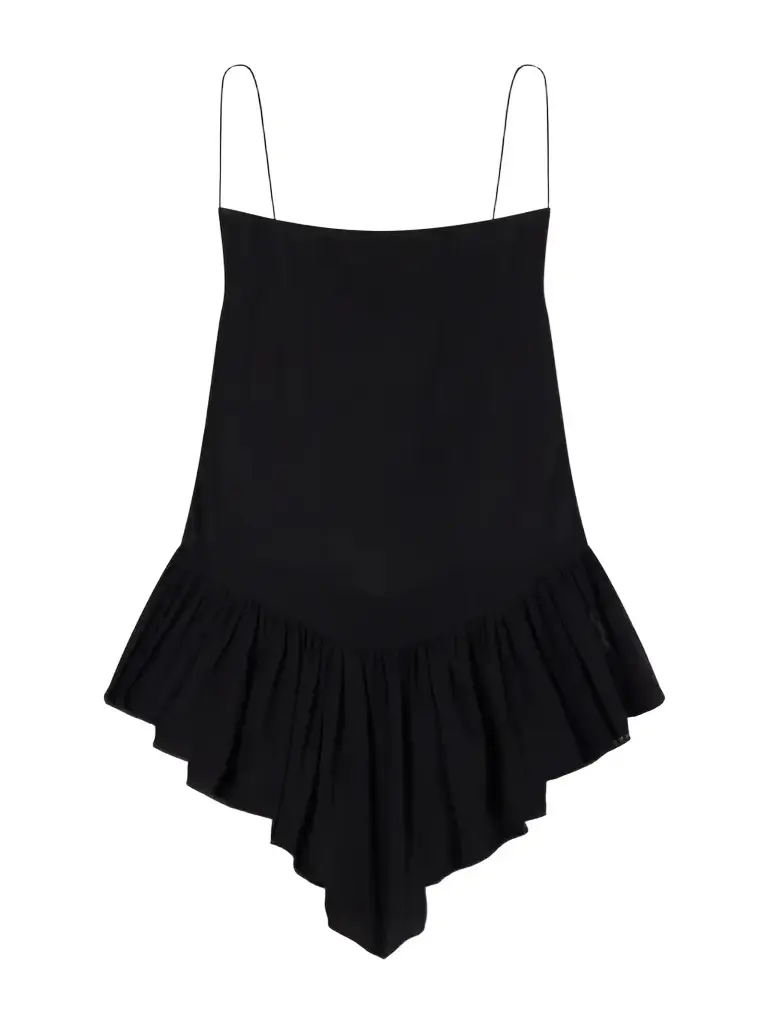 Harlowe Asymmetric Gathered Silk-chiffon Blouse Harlowe Asymmetric Gathered Silk-chiffon Blouse
