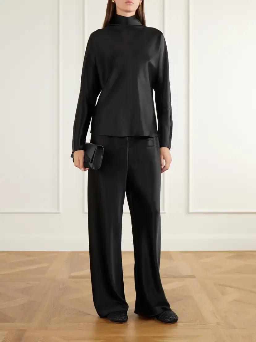 Almada Bias Satin Wide-leg Pants | Thumbnail 2 Almada Bias Satin Wide-leg Pants | Thumbnail 2