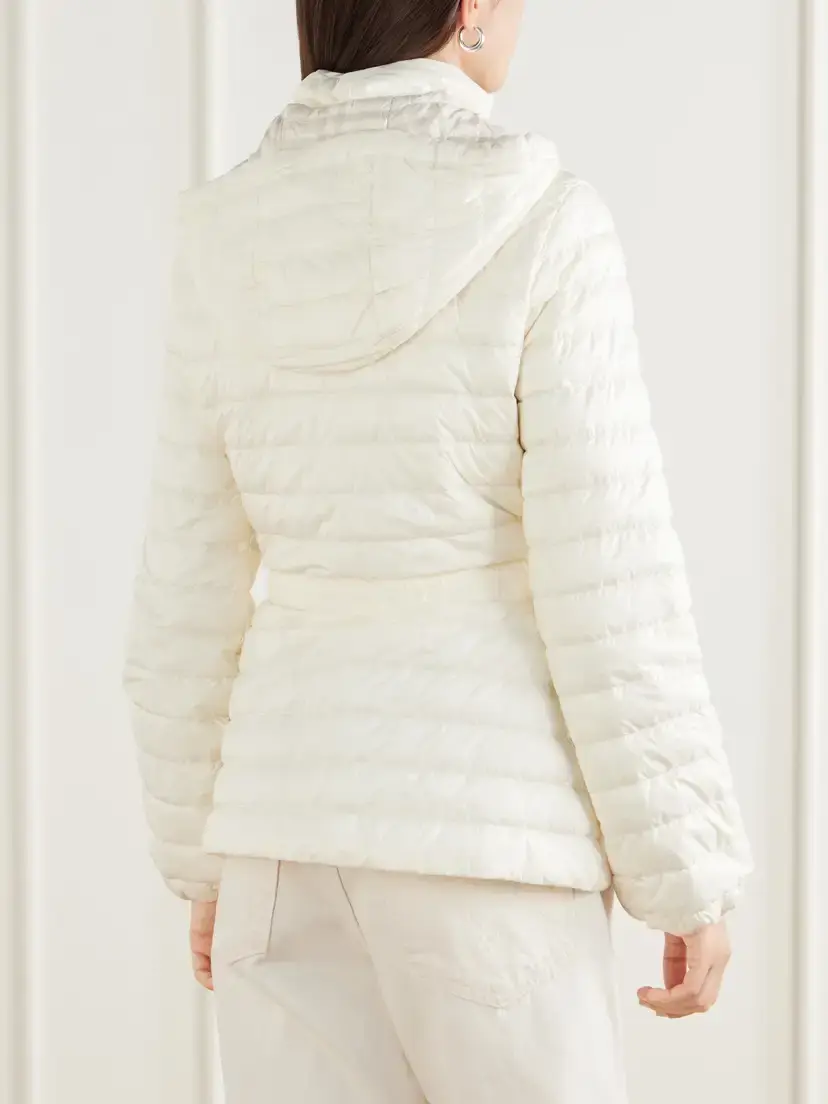 Burberry Belted Quilted Padded Shell Hooded Jacket | Thumbnail 3 Burberry Belted Quilted Padded Shell Hooded Jacket | Thumbnail 3