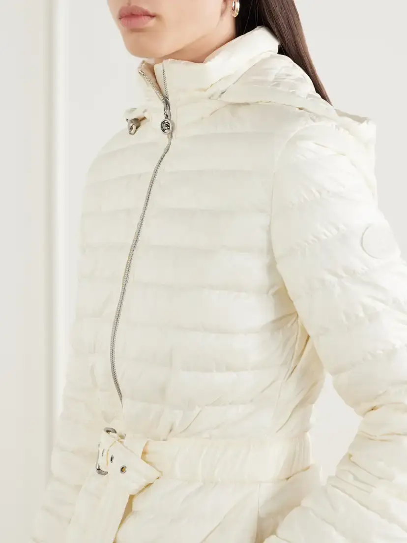 Burberry Belted Quilted Padded Shell Hooded Jacket | Thumbnail 4 Burberry Belted Quilted Padded Shell Hooded Jacket | Thumbnail 4