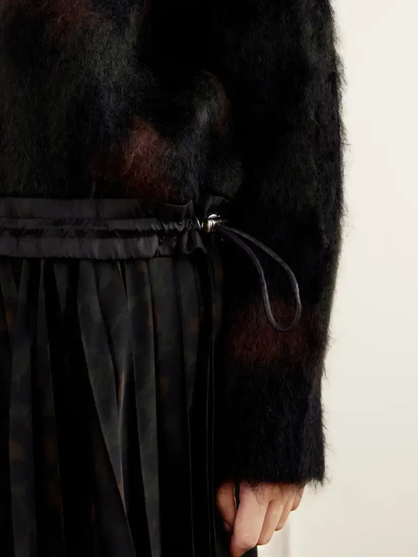 Sacai Leopard-print Mohair-blend Sweater | Thumbnail 4