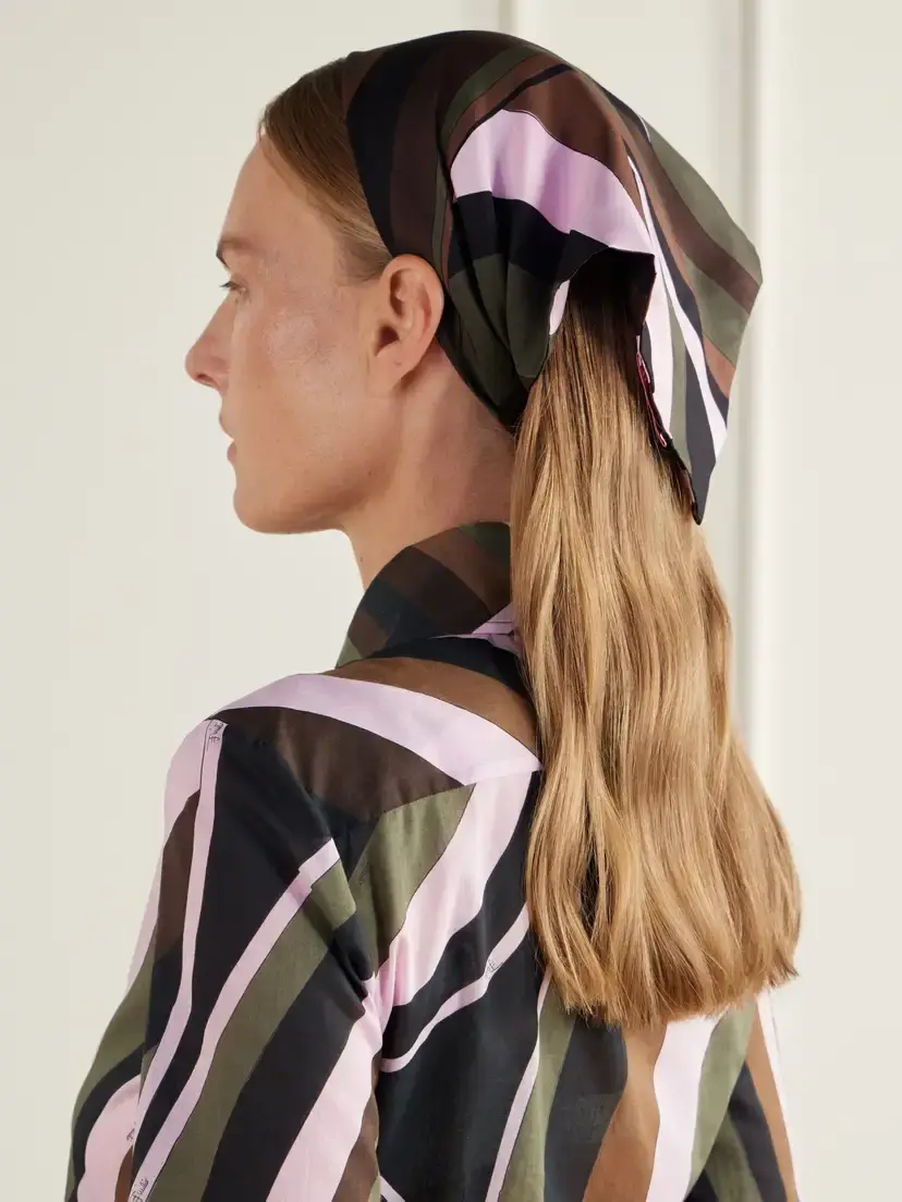 PUCCI Printed Silk-twill Bandana | Thumbnail 3