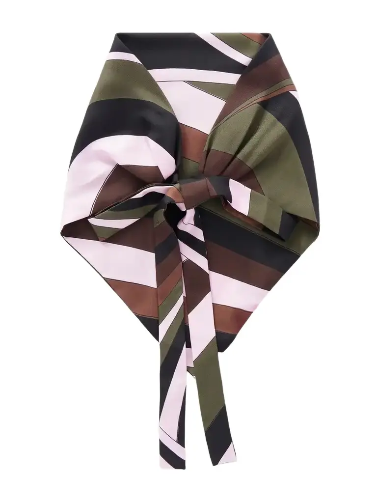 PUCCI Printed Silk-twill Bandana