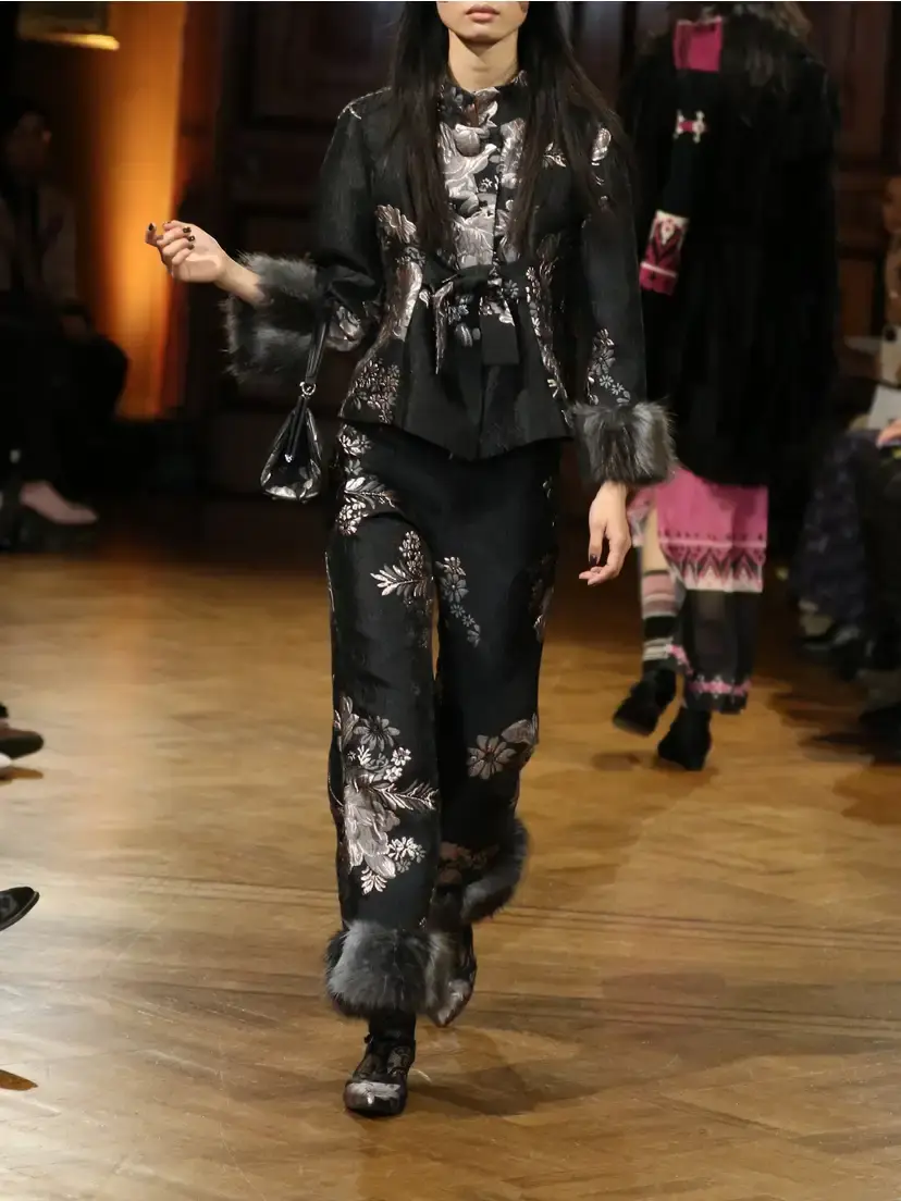 ANNA SUI Arcadia Floral-brocade Jacket | Thumbnail 5 ANNA SUI Arcadia Floral-brocade Jacket | Thumbnail 5