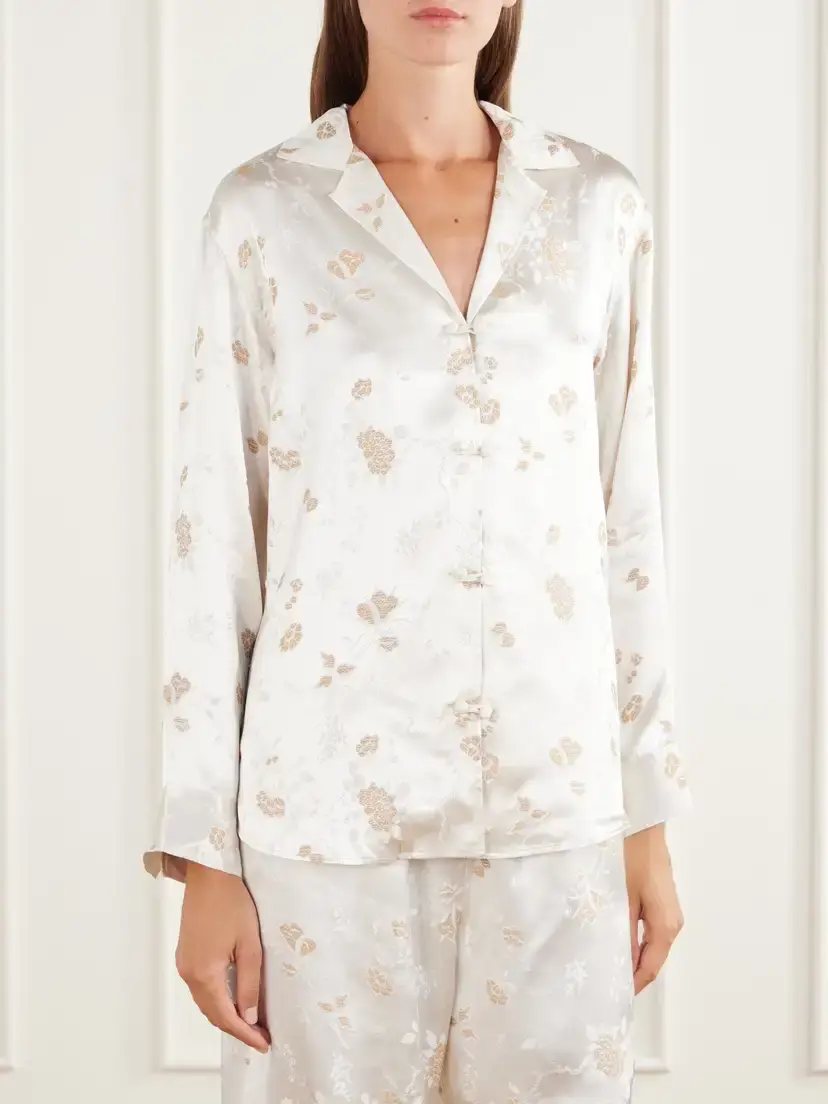 DÔEN Maurise Floral-jacquard Shirt | Thumbnail 3 DÔEN Maurise Floral-jacquard Shirt | Thumbnail 3