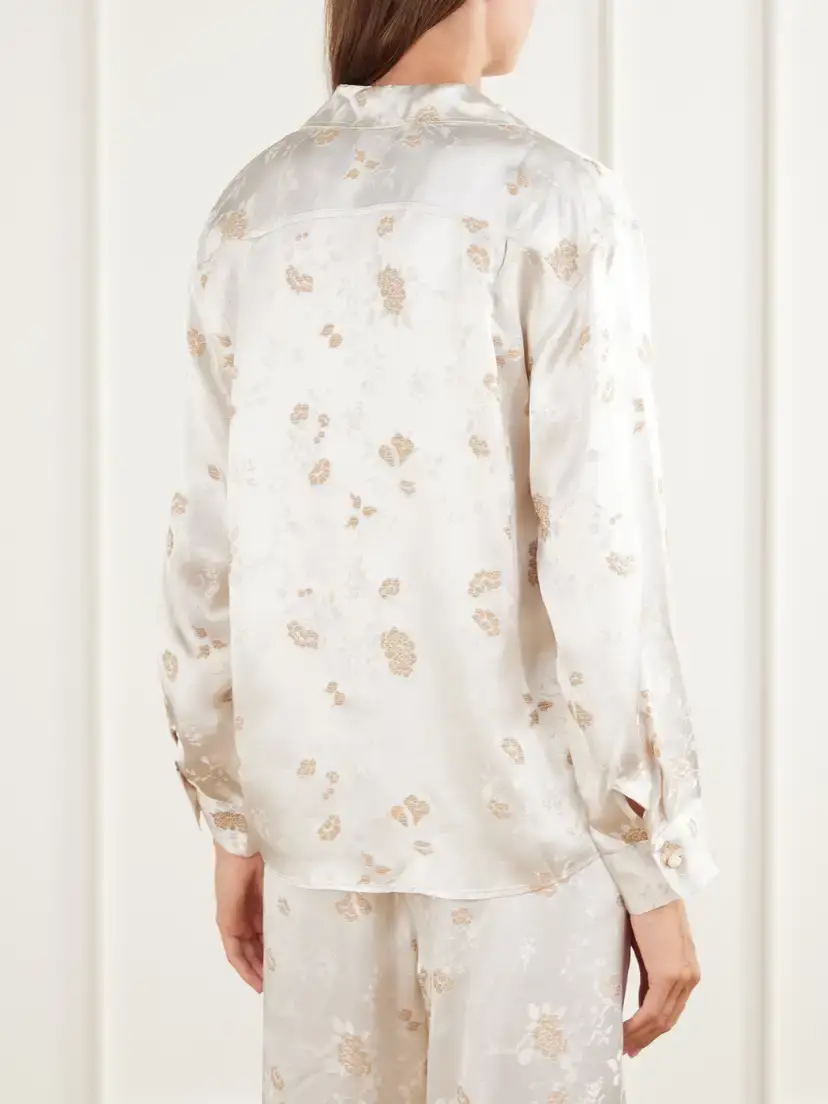DÔEN Maurise Floral-jacquard Shirt | Thumbnail 4 DÔEN Maurise Floral-jacquard Shirt | Thumbnail 4