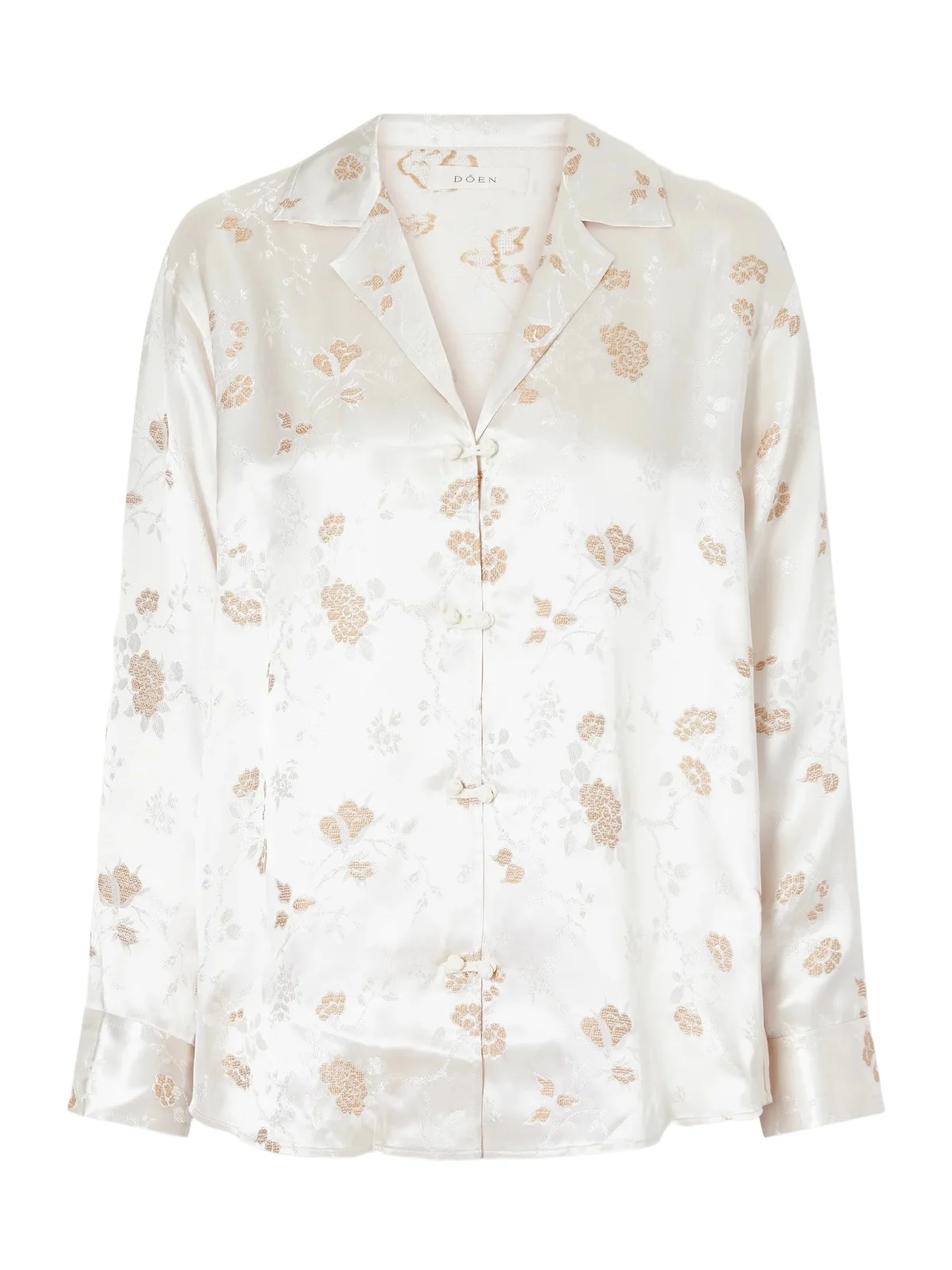 DÔEN Maurise Floral-jacquard Shirt