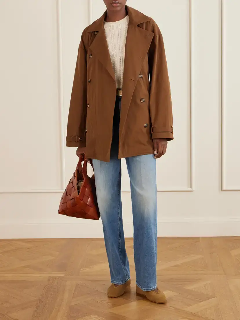 DÔEN Wolfe Belted Cotton-blend Trench Coat | Thumbnail 2 DÔEN Wolfe Belted Cotton-blend Trench Coat | Thumbnail 2