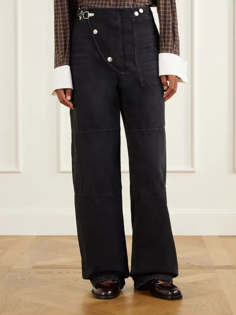 Marni Carabiner-hardware Asymmetric-fly Wide-leg Jeans | Thumbnail 3 Marni Carabiner-hardware Asymmetric-fly Wide-leg Jeans | Thumbnail 3