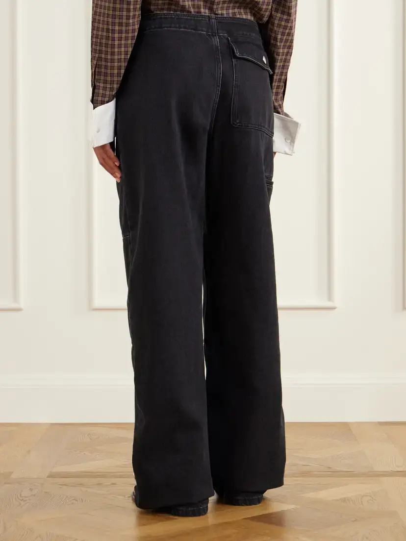 Marni Carabiner-hardware Asymmetric-fly Wide-leg Jeans | Thumbnail 4 Marni Carabiner-hardware Asymmetric-fly Wide-leg Jeans | Thumbnail 4