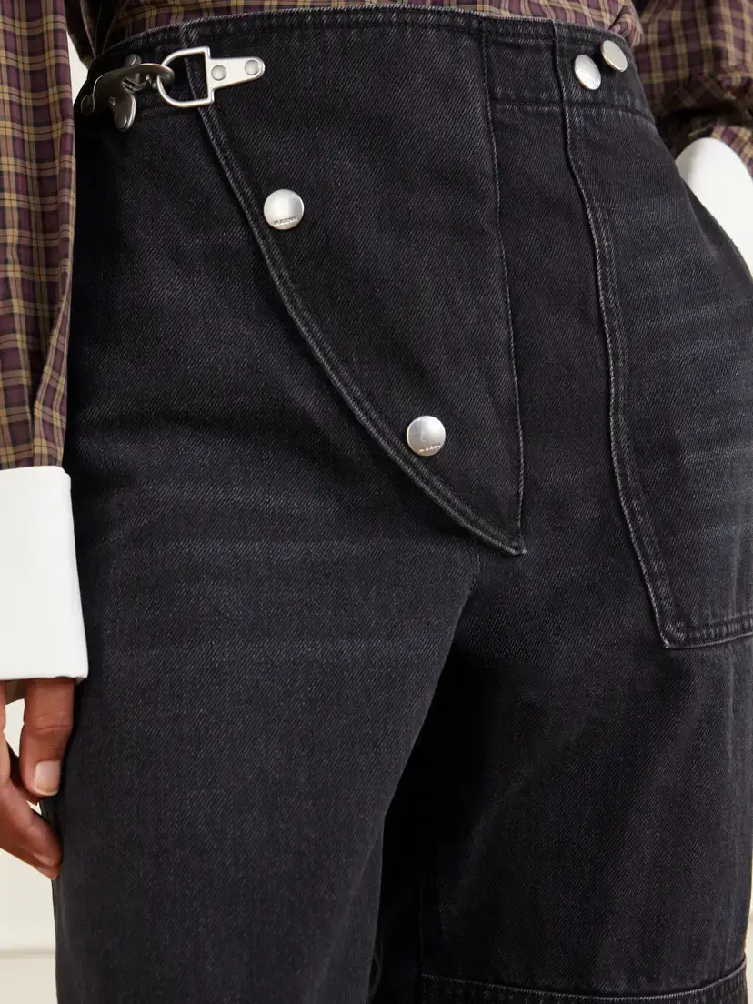 Marni Carabiner-hardware Asymmetric-fly Wide-leg Jeans | Thumbnail 5 Marni Carabiner-hardware Asymmetric-fly Wide-leg Jeans | Thumbnail 5
