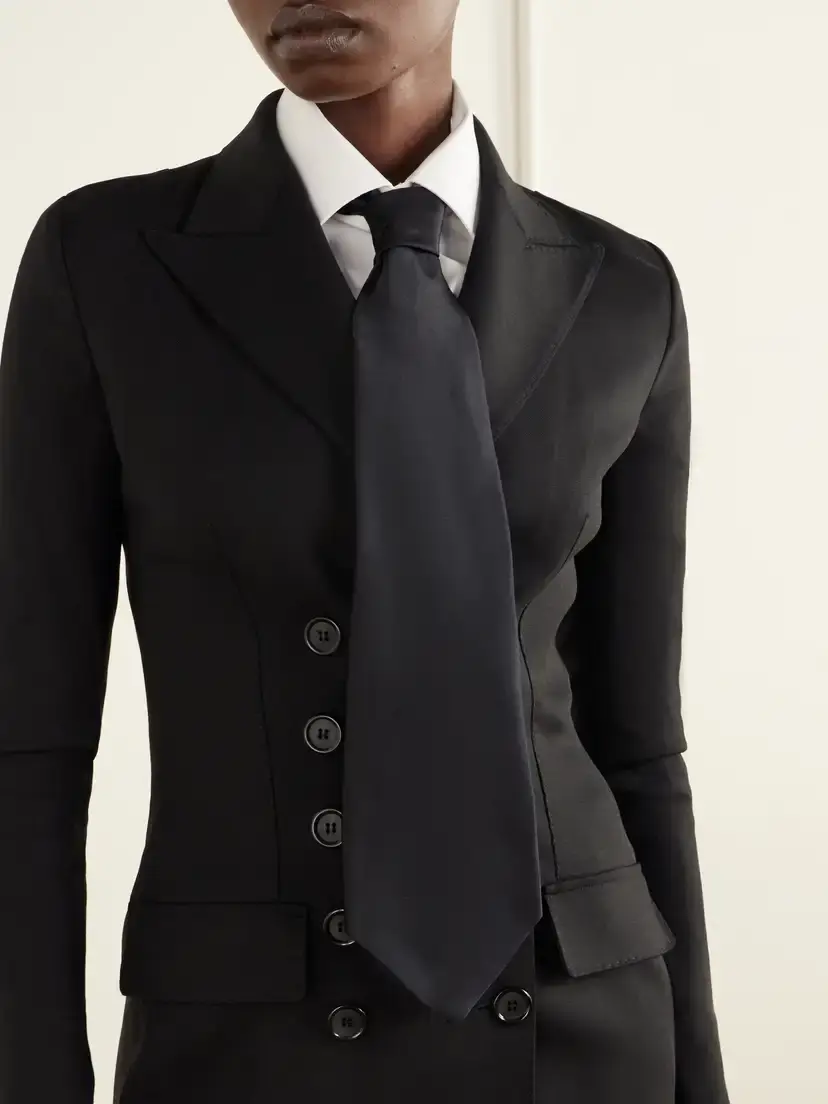 Dolce & Gabbana Silk-satin Tie | Thumbnail 3 Dolce & Gabbana Silk-satin Tie | Thumbnail 3