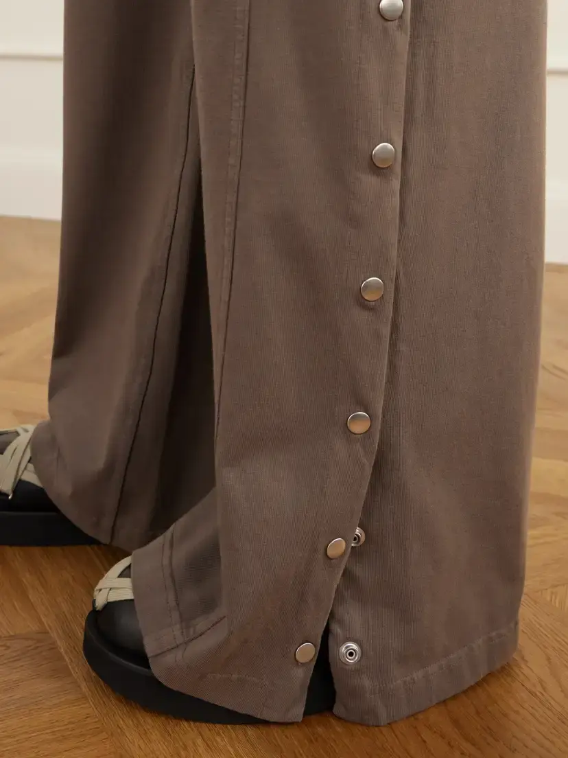 Rick Owens Drkshdw Wide Pusher Cotton-jersey Wide-leg Pants | Thumbnail 6 Rick Owens Drkshdw Wide Pusher Cotton-jersey Wide-leg Pants | Thumbnail 6