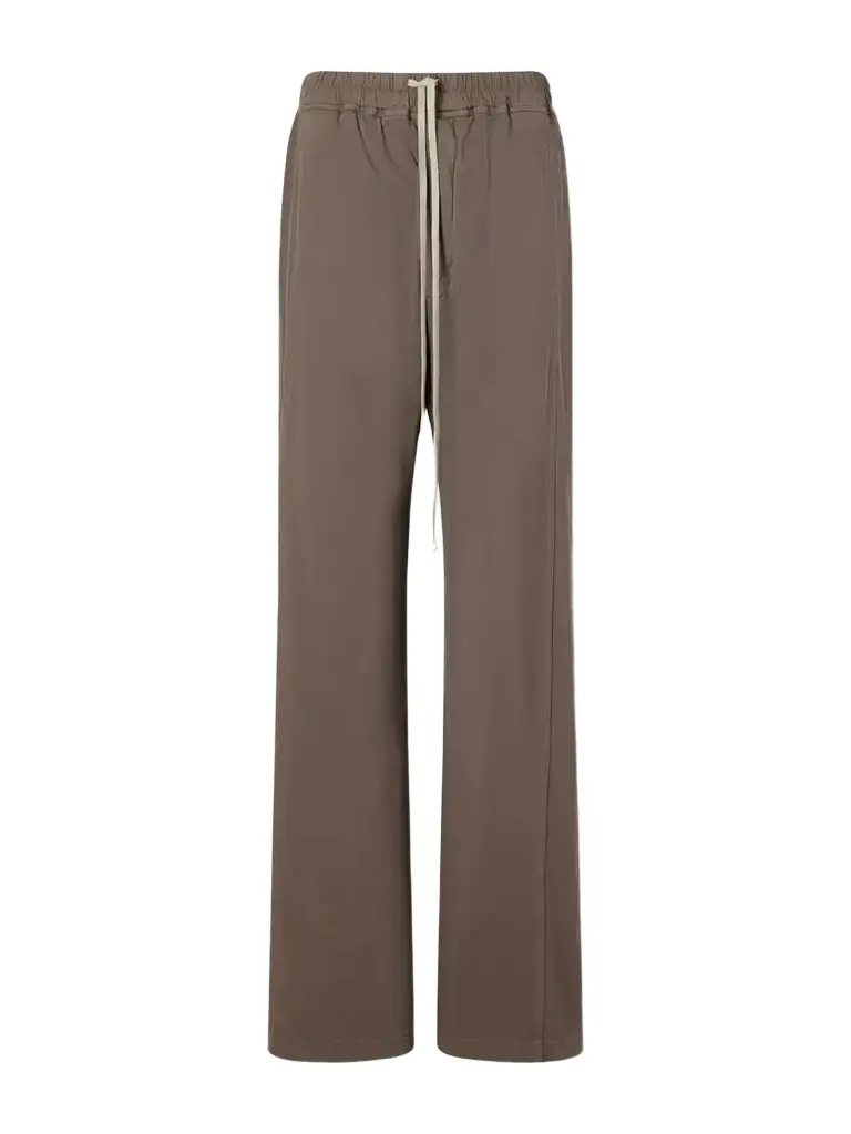 Rick Owens Drkshdw Wide Pusher Cotton-jersey Wide-leg Pants