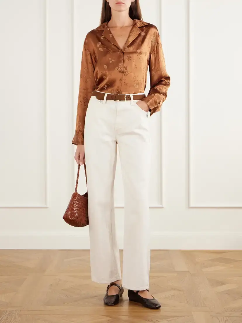 DÔEN Maurise Floral-jacquard Shirt | Thumbnail 2 DÔEN Maurise Floral-jacquard Shirt | Thumbnail 2
