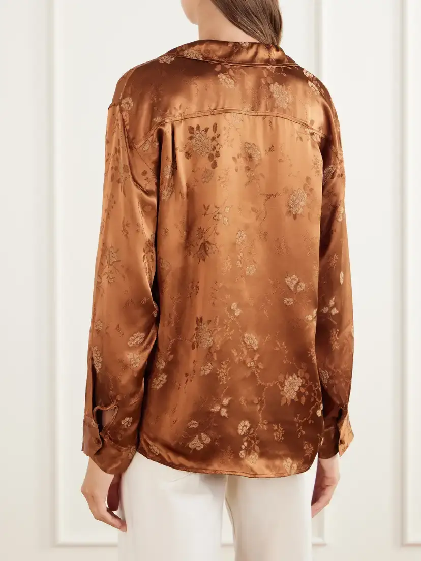 DÔEN Maurise Floral-jacquard Shirt | Thumbnail 4 DÔEN Maurise Floral-jacquard Shirt | Thumbnail 4