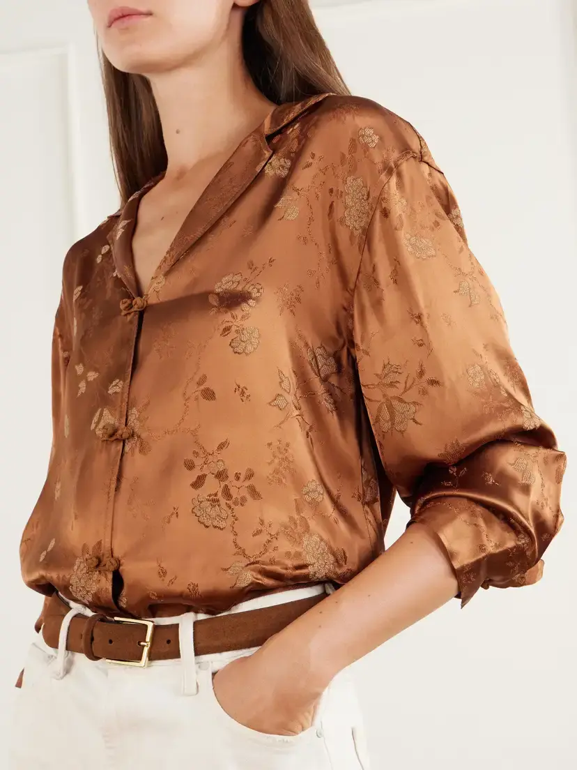 DÔEN Maurise Floral-jacquard Shirt | Thumbnail 5 DÔEN Maurise Floral-jacquard Shirt | Thumbnail 5