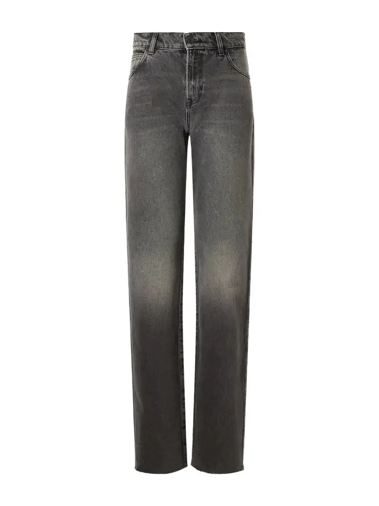 Guest In Residence Weekender Mid-rise Straight-leg Jeans