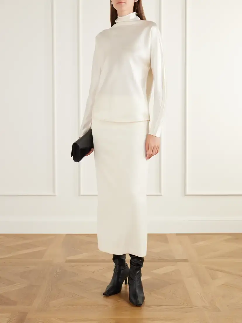 Almada Maddy Satin Blouse | Thumbnail 2