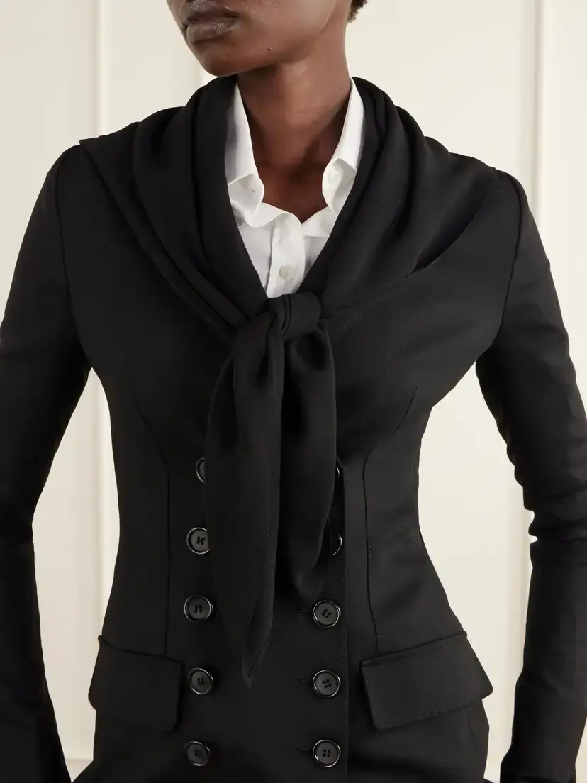 Dolce & Gabbana Silk-georgette Scarf | Thumbnail 2 Dolce & Gabbana Silk-georgette Scarf | Thumbnail 2