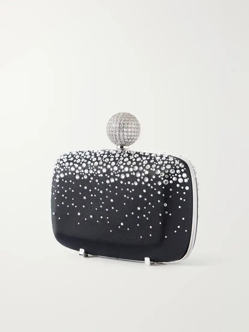 Roger Vivier Marlene Embellished Satin Clutch | Thumbnail 4 Roger Vivier Marlene Embellished Satin Clutch | Thumbnail 4