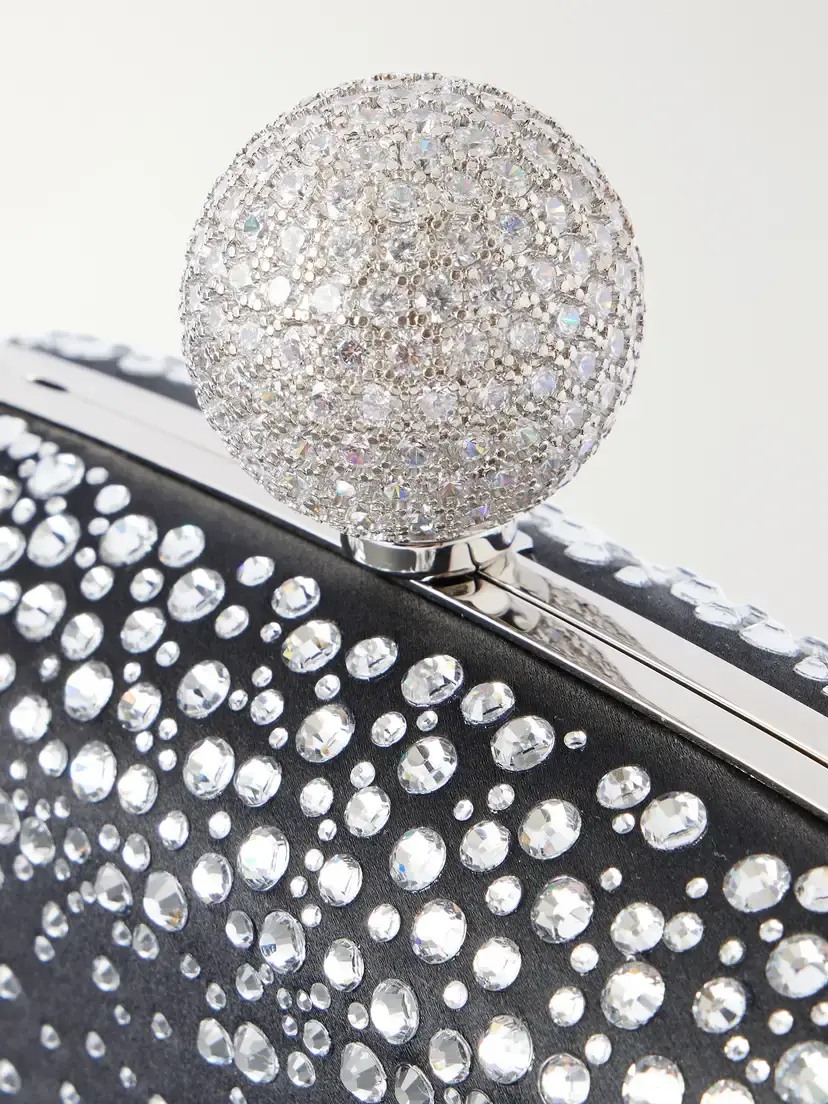 Roger Vivier Marlene Embellished Satin Clutch | Thumbnail 5 Roger Vivier Marlene Embellished Satin Clutch | Thumbnail 5