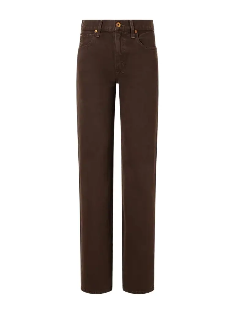 SLVRLAKE Phoenix Mid-rise Straight-leg Jeans