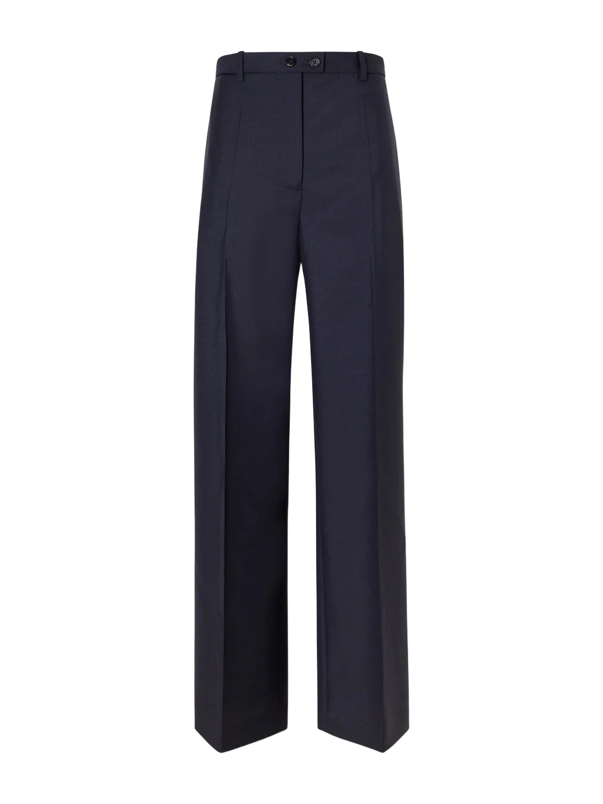 Wool And Mohair-blend Canvas Wide-leg Pants