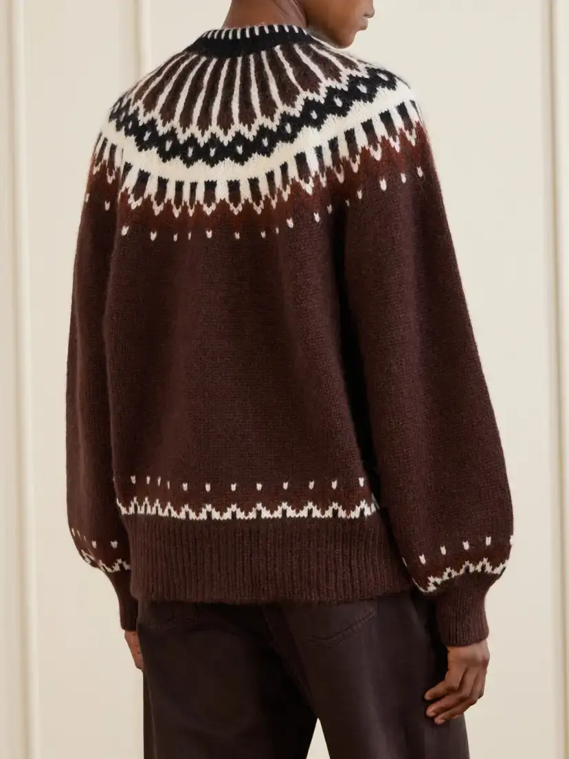 DÔEN Hue Knitted Wool-blend Cardigan | Thumbnail 4