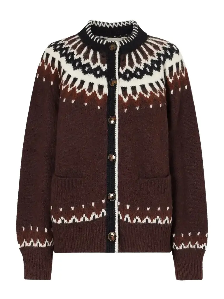 Hue Knitted Wool-blend Cardigan