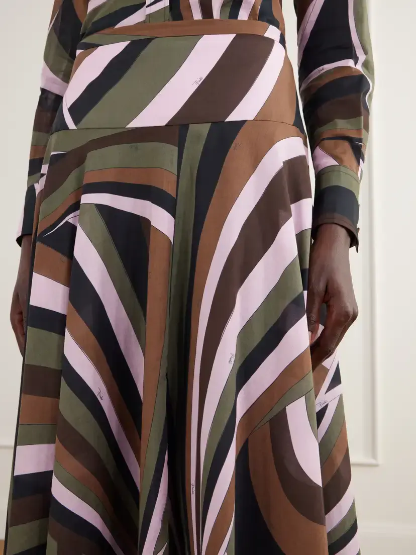 PUCCI Printed Cotton-muslin Maxi Skirt | Thumbnail 5 PUCCI Printed Cotton-muslin Maxi Skirt | Thumbnail 5