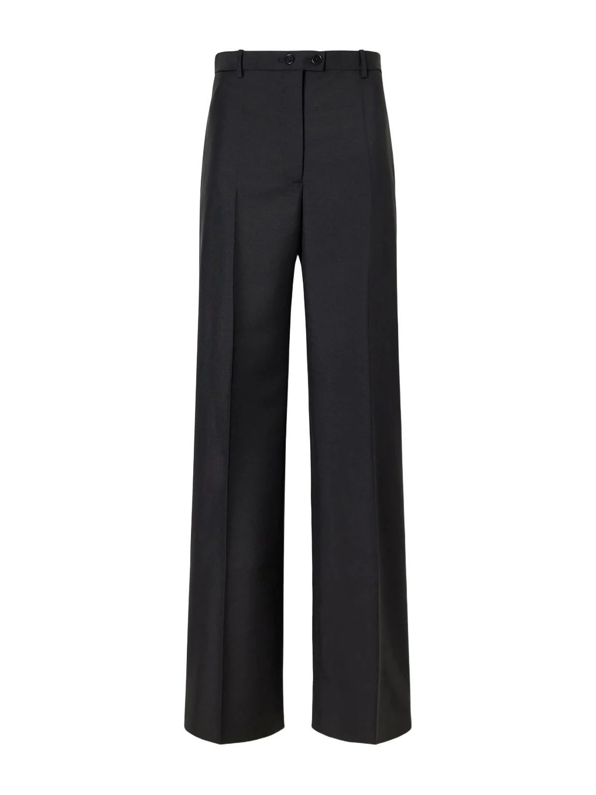 Wool And Mohair-blend Canvas Wide-leg Pants
